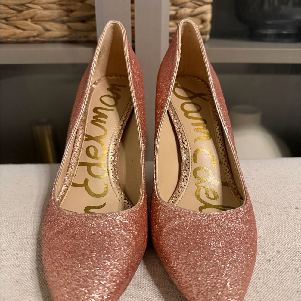 Sam Edelman Glitter Rose Heels